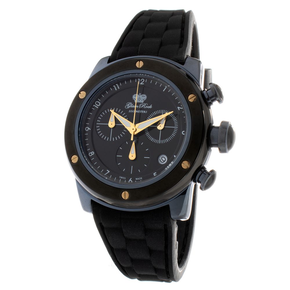 Montre de sport synthétique noire GLAM ROCK