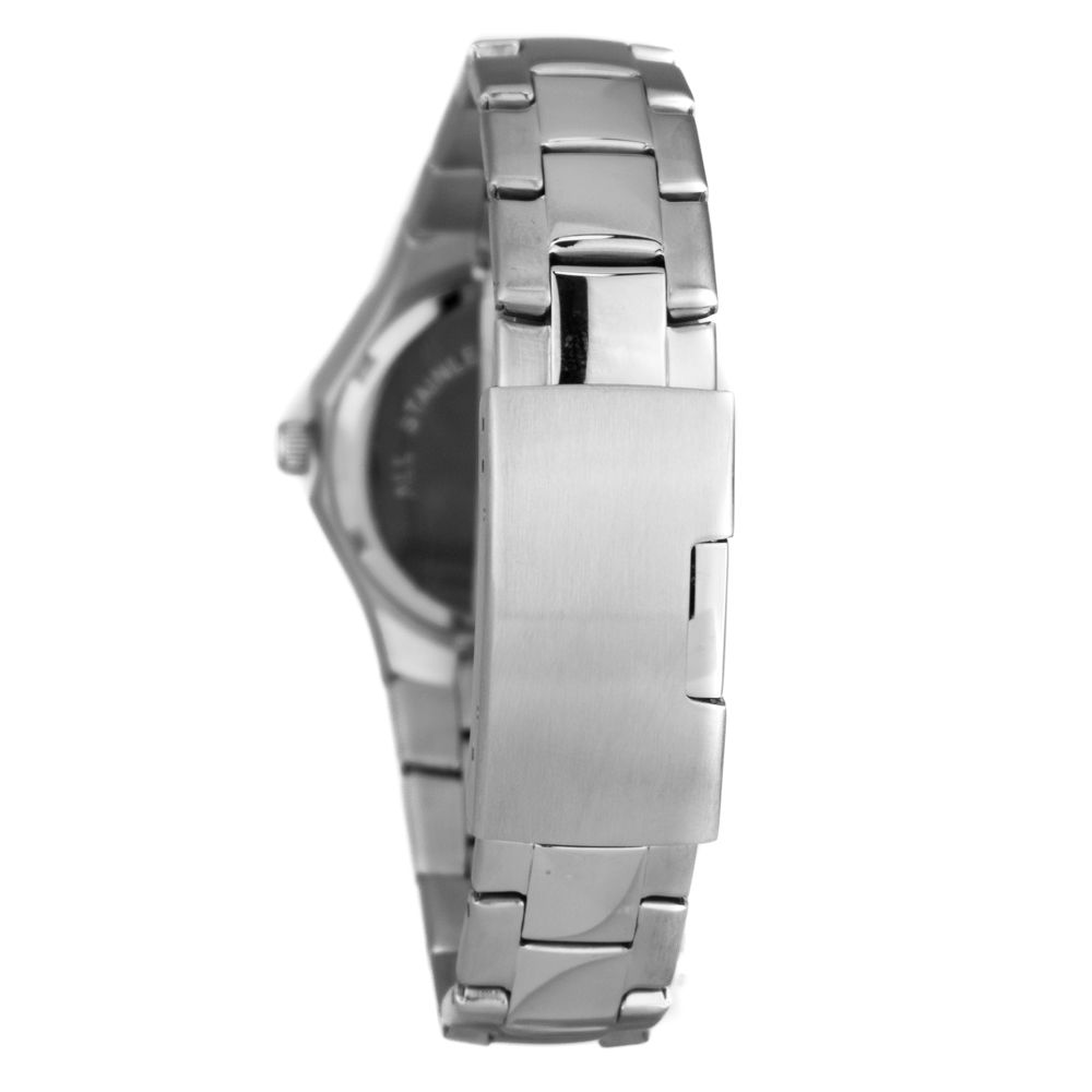 Montre de sport Justina en acier inoxydable argenté