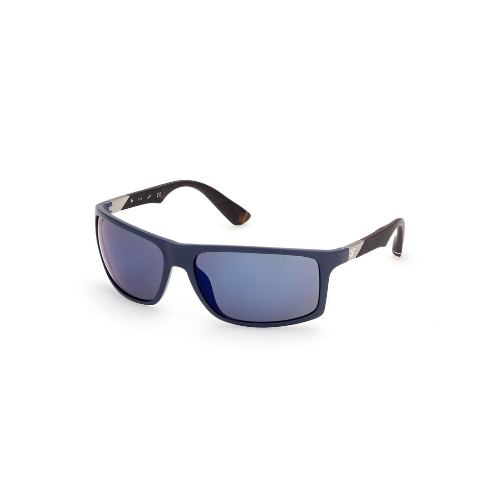 Lunettes de soleil WEB EYEWEAR en acétate bleu