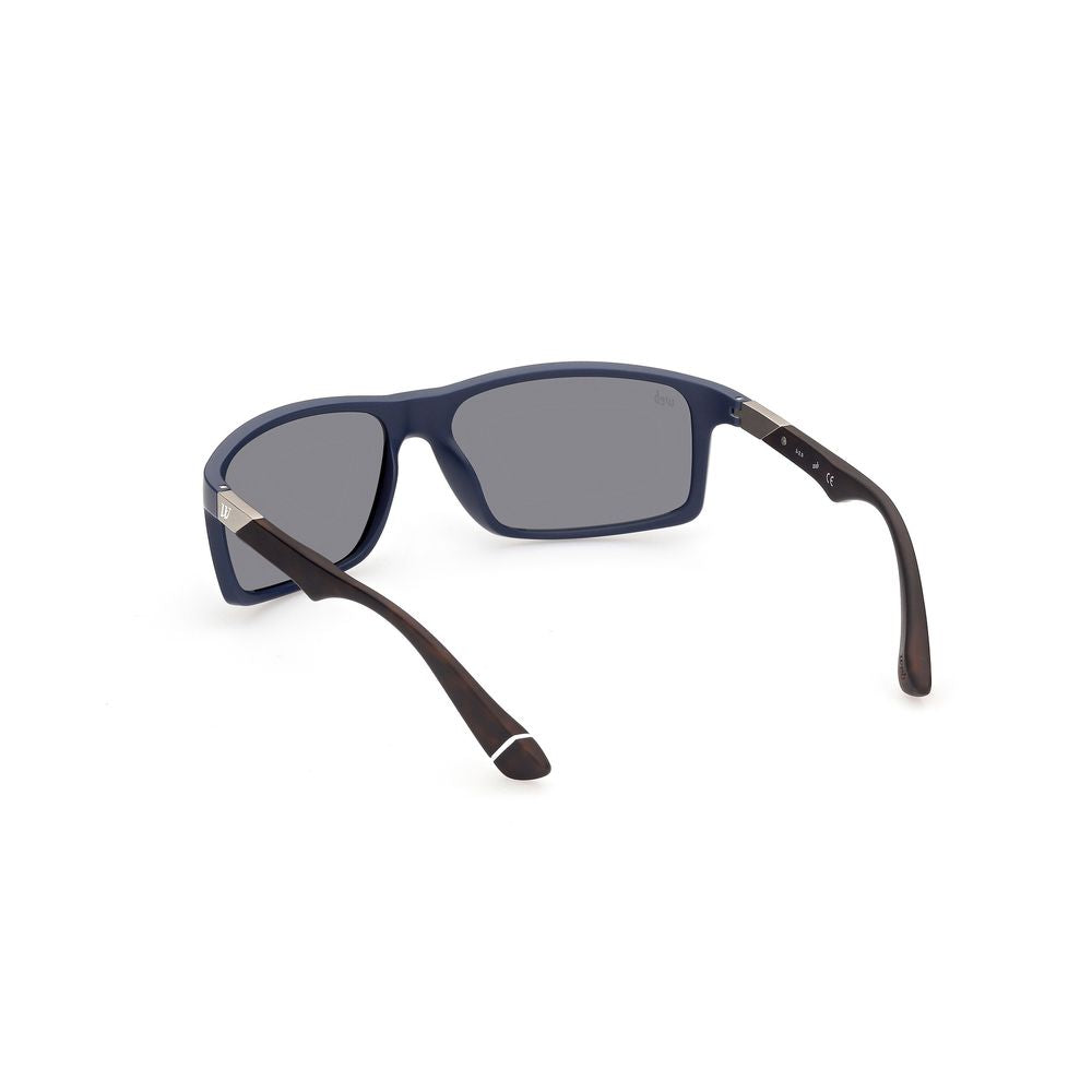 Lunettes de soleil WEB EYEWEAR en acétate bleu