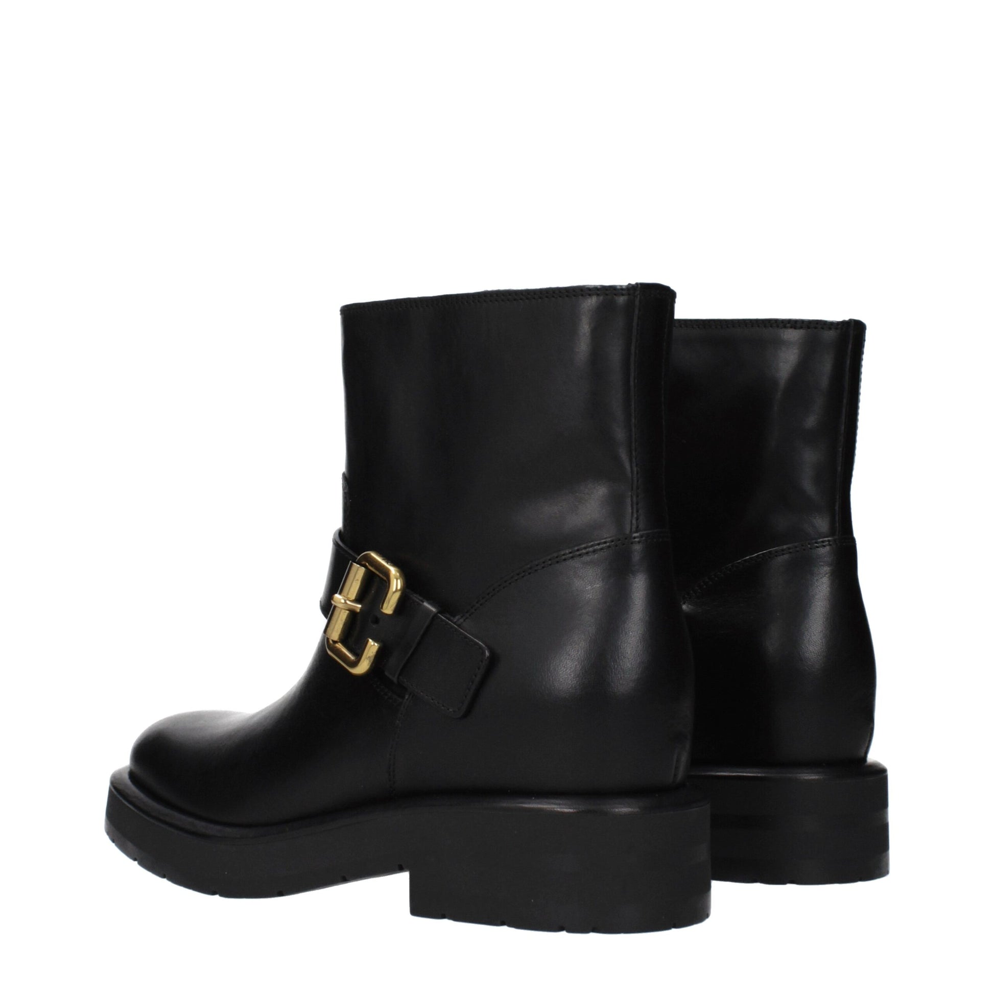 Bottines Chloé en cuir noir