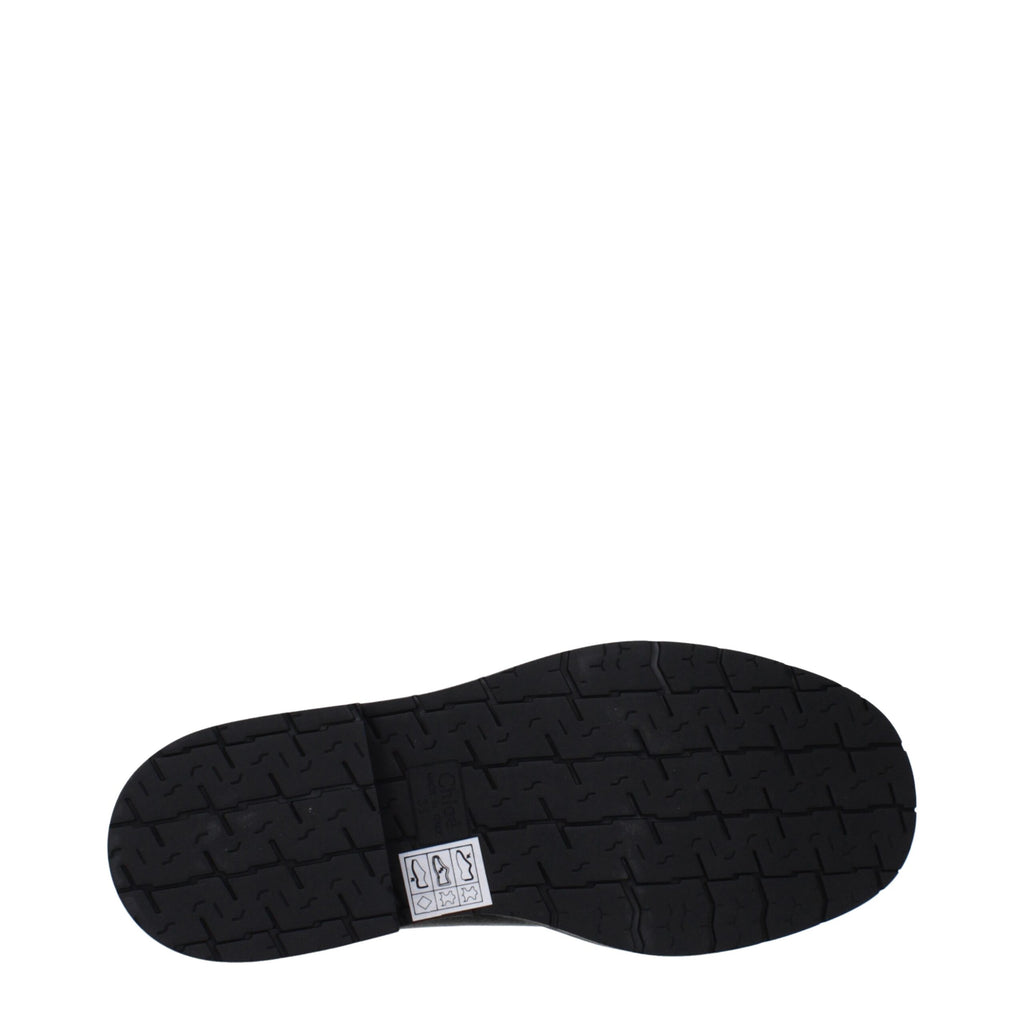 Bottines Chloé en cuir noir