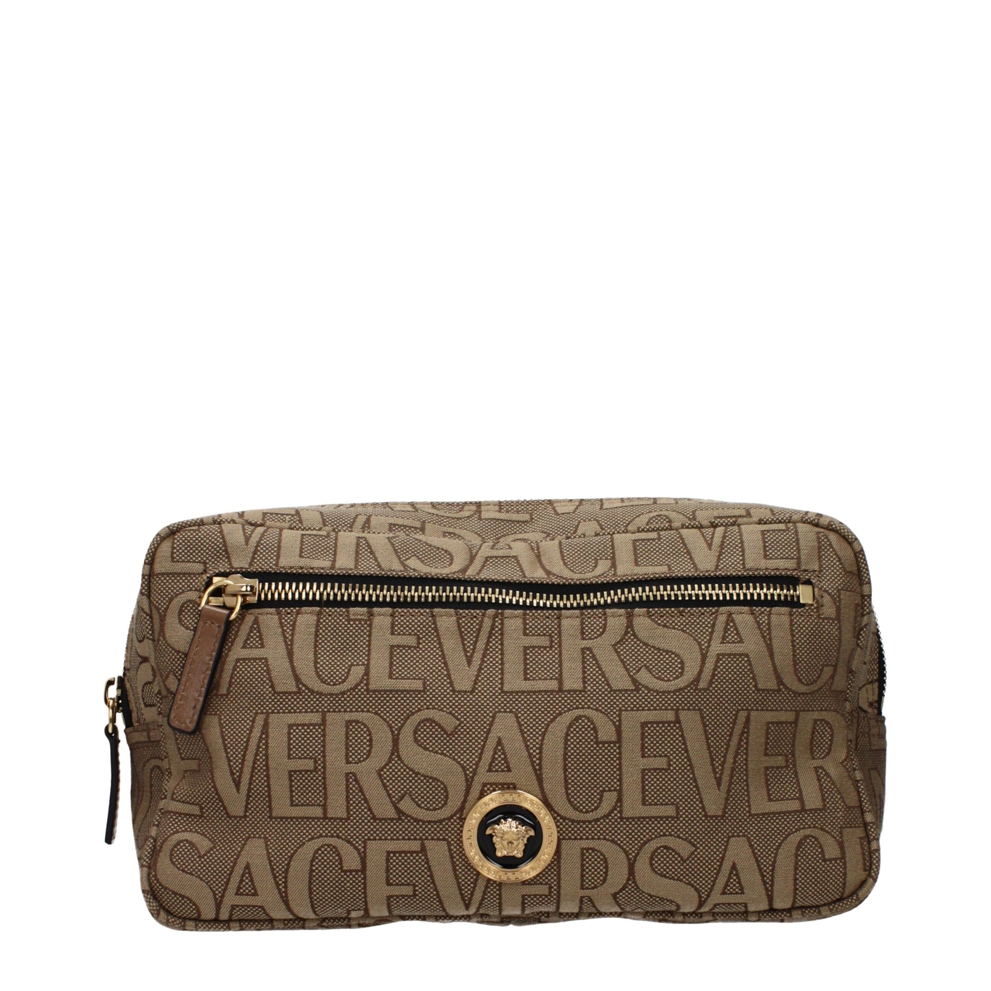 Versace Beige Fabric Backpack