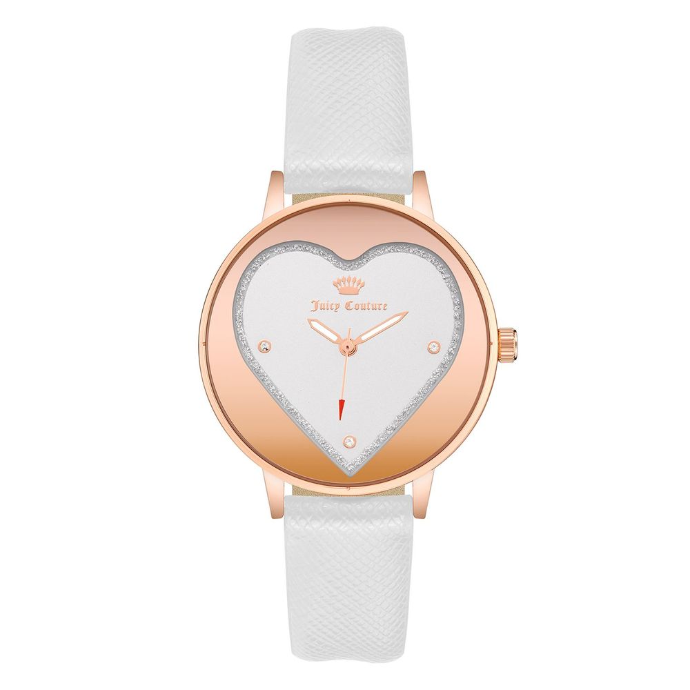 Montre-bracelet en plastique blanc Juicy Couture