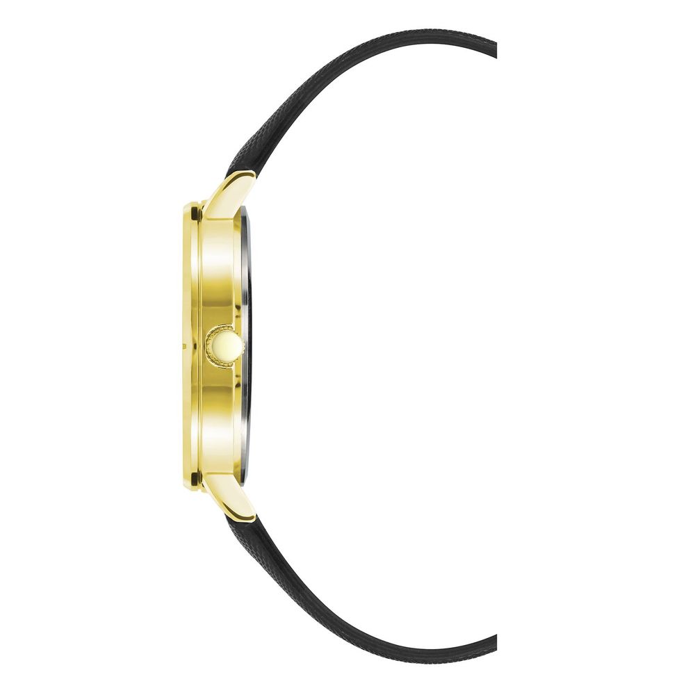 Juicy Couture Black Plastic Dress Watch