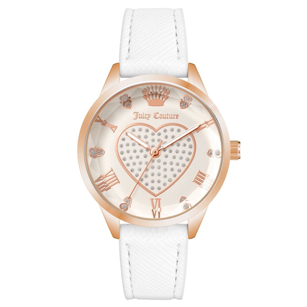 Montre-bracelet en plastique blanc Juicy Couture