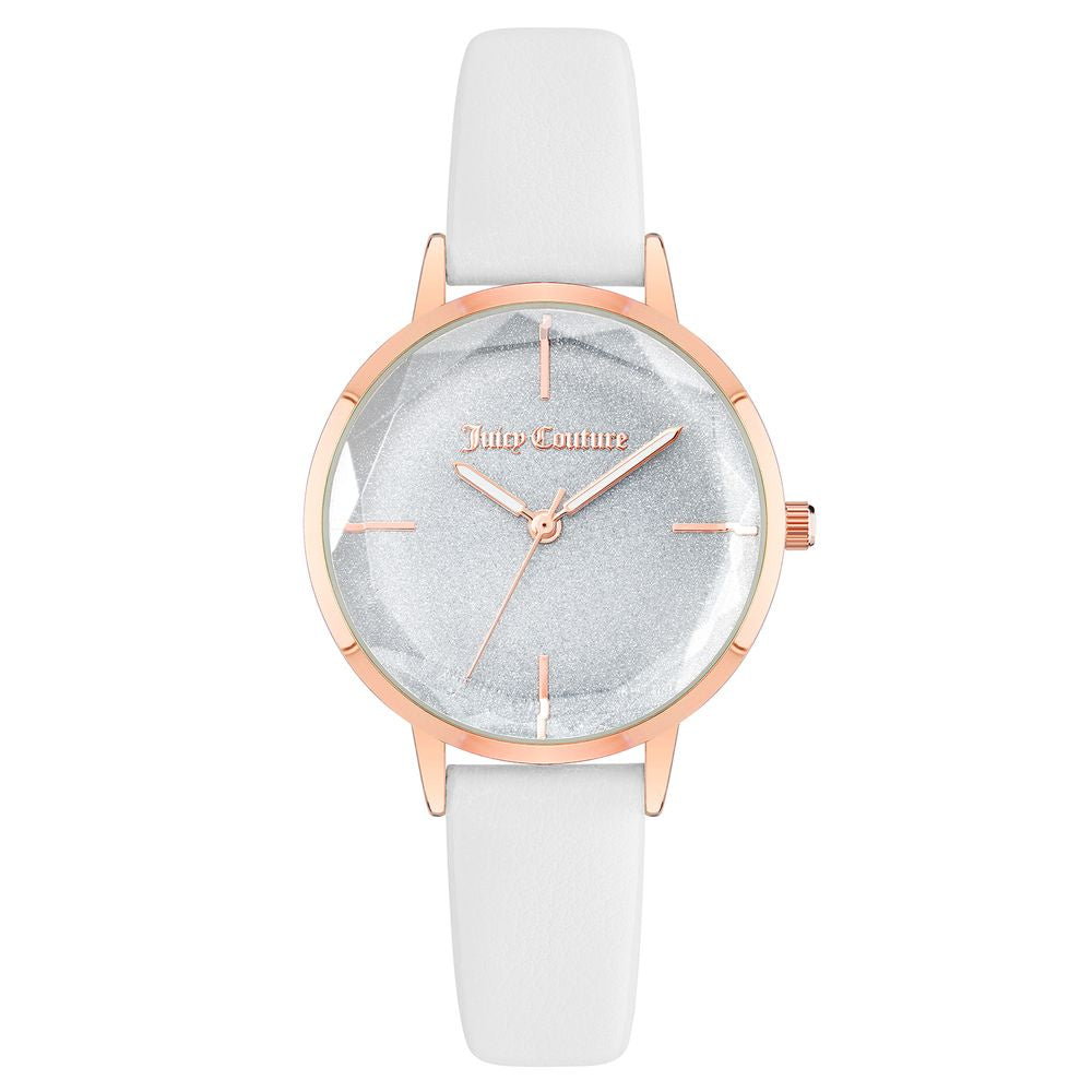 Montre-bracelet en plastique blanc Juicy Couture