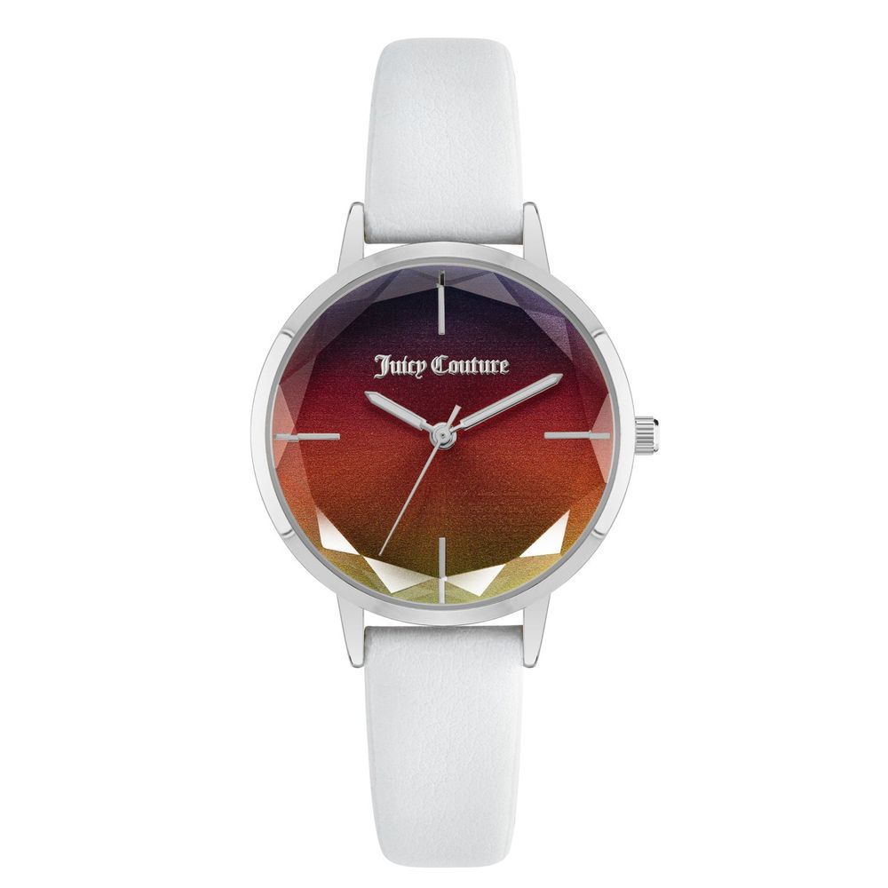 Montre-bracelet en plastique blanc Juicy Couture