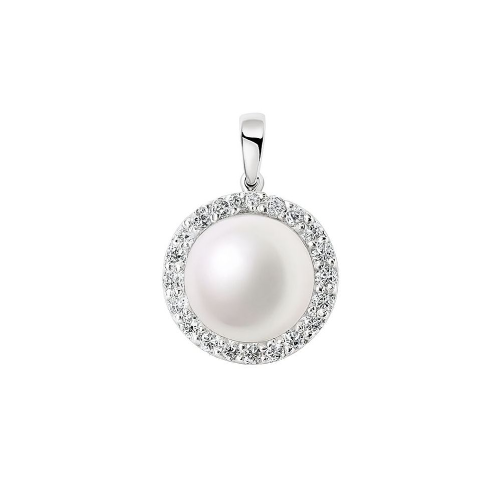 DIAMONFIRE Gray Silver Necklace