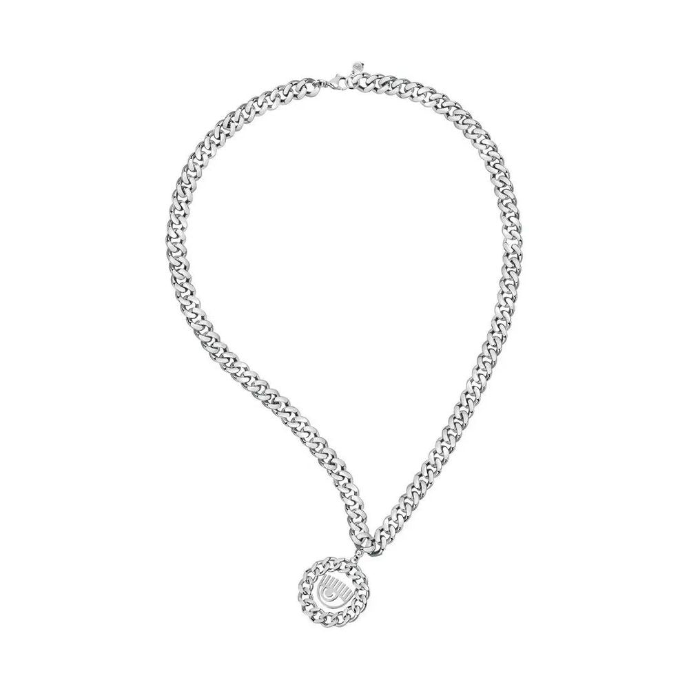 Collier Chiara Ferragni en acier inoxydable gris