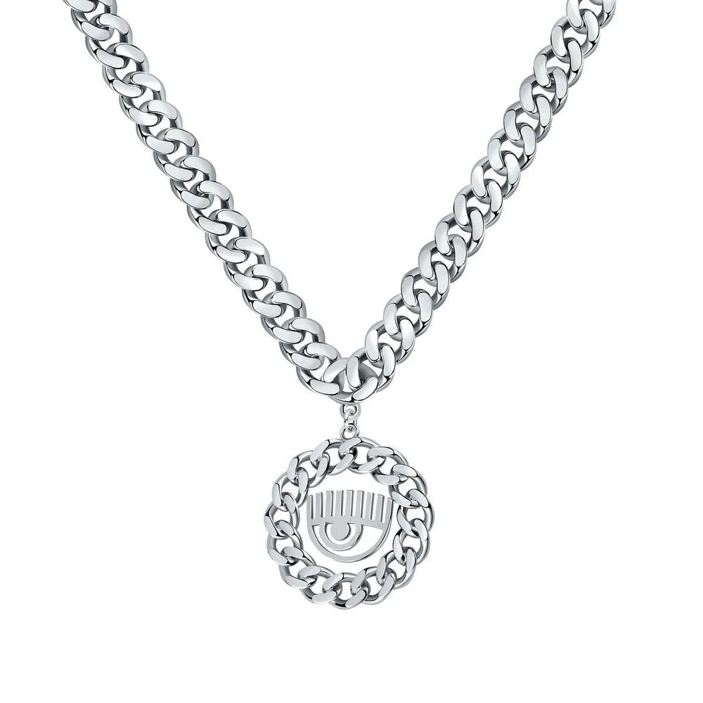 Collier Chiara Ferragni en acier inoxydable gris