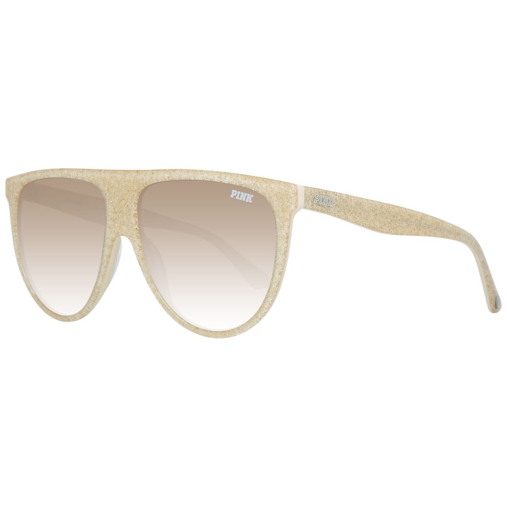 Lunettes de soleil en plastique marron Victoria's Secret