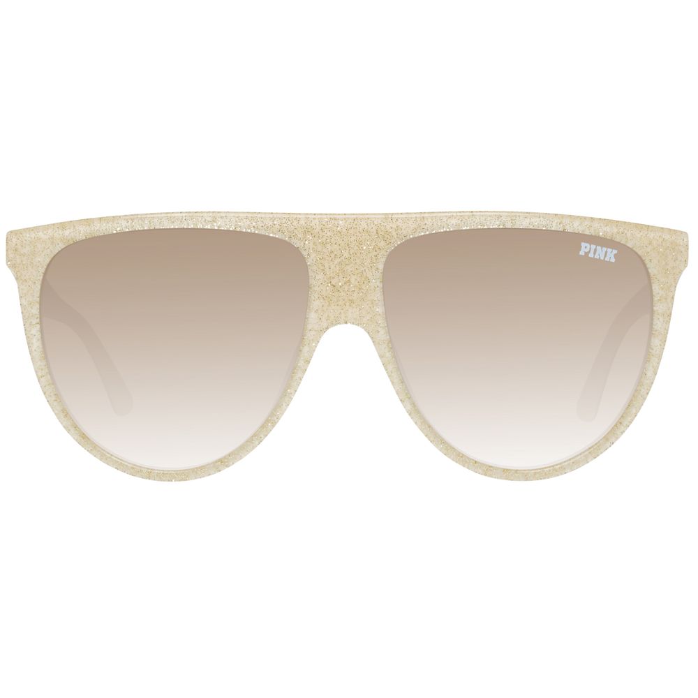 Lunettes de soleil en plastique marron Victoria's Secret