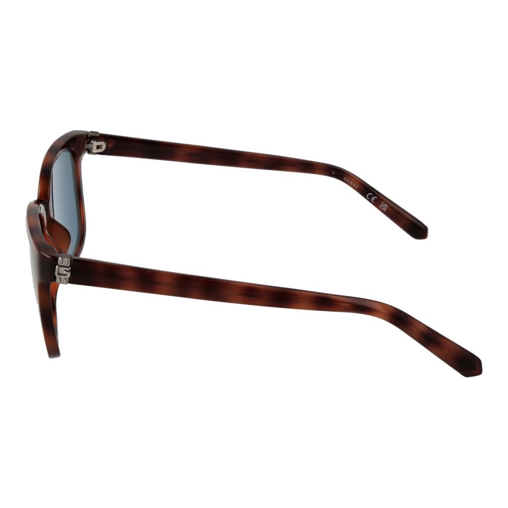 Lunettes de soleil en plastique marron Guess