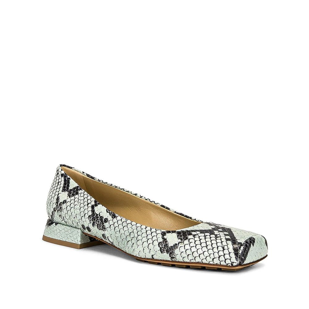 Bottes de ballet Bottega Veneta en cuir de veau bicolore