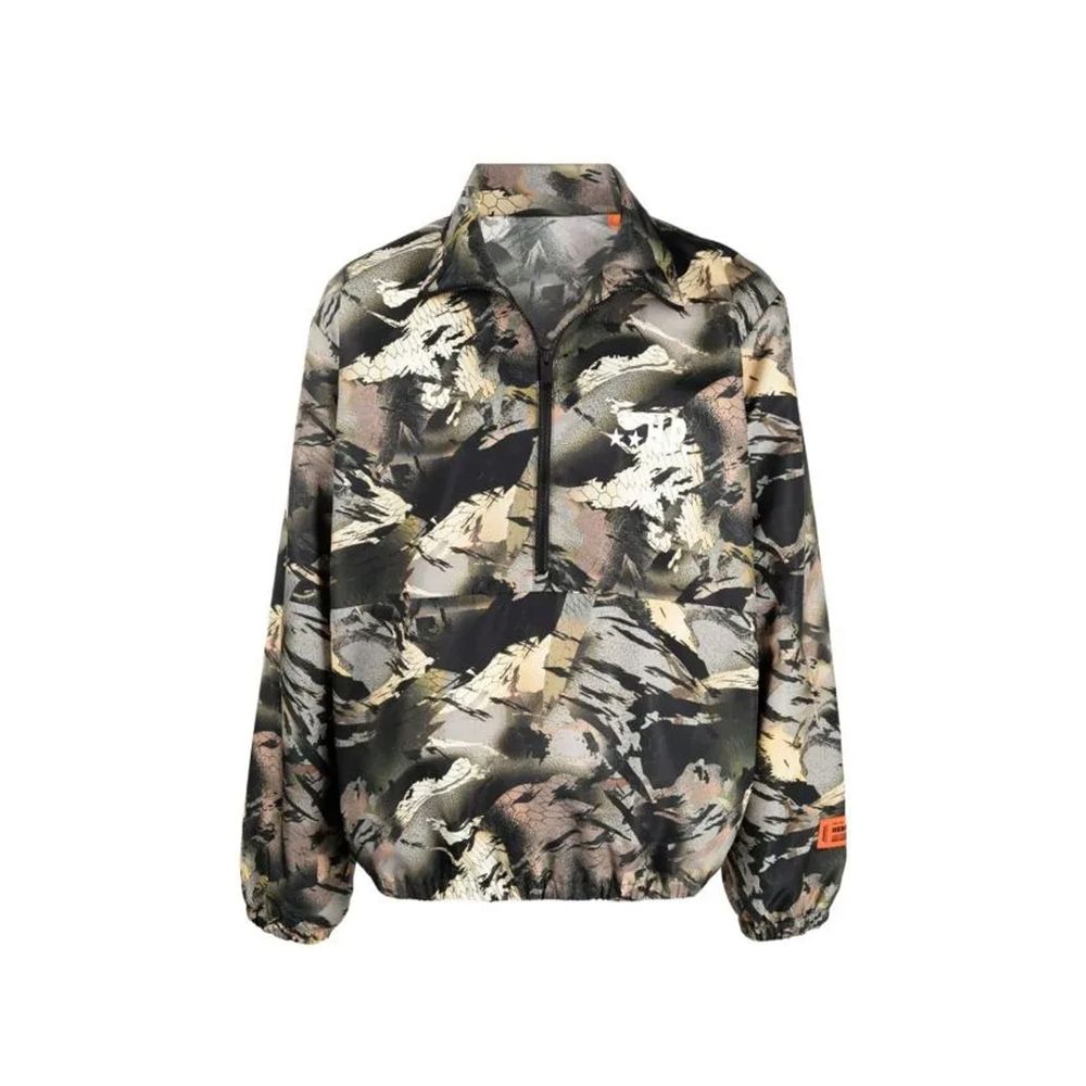 Veste coquille en polyamide bicolore Heron Preston