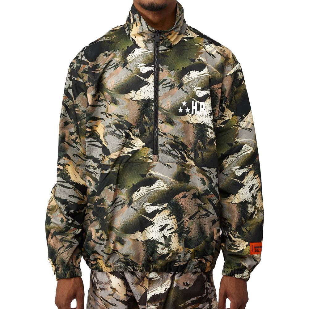 Veste coquille en polyamide bicolore Heron Preston
