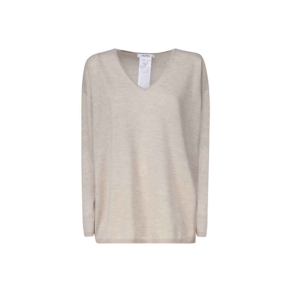 Pull en cachemire beige Max Mara