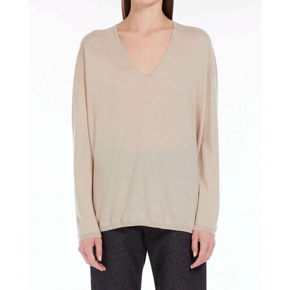 Pull en cachemire beige Max Mara