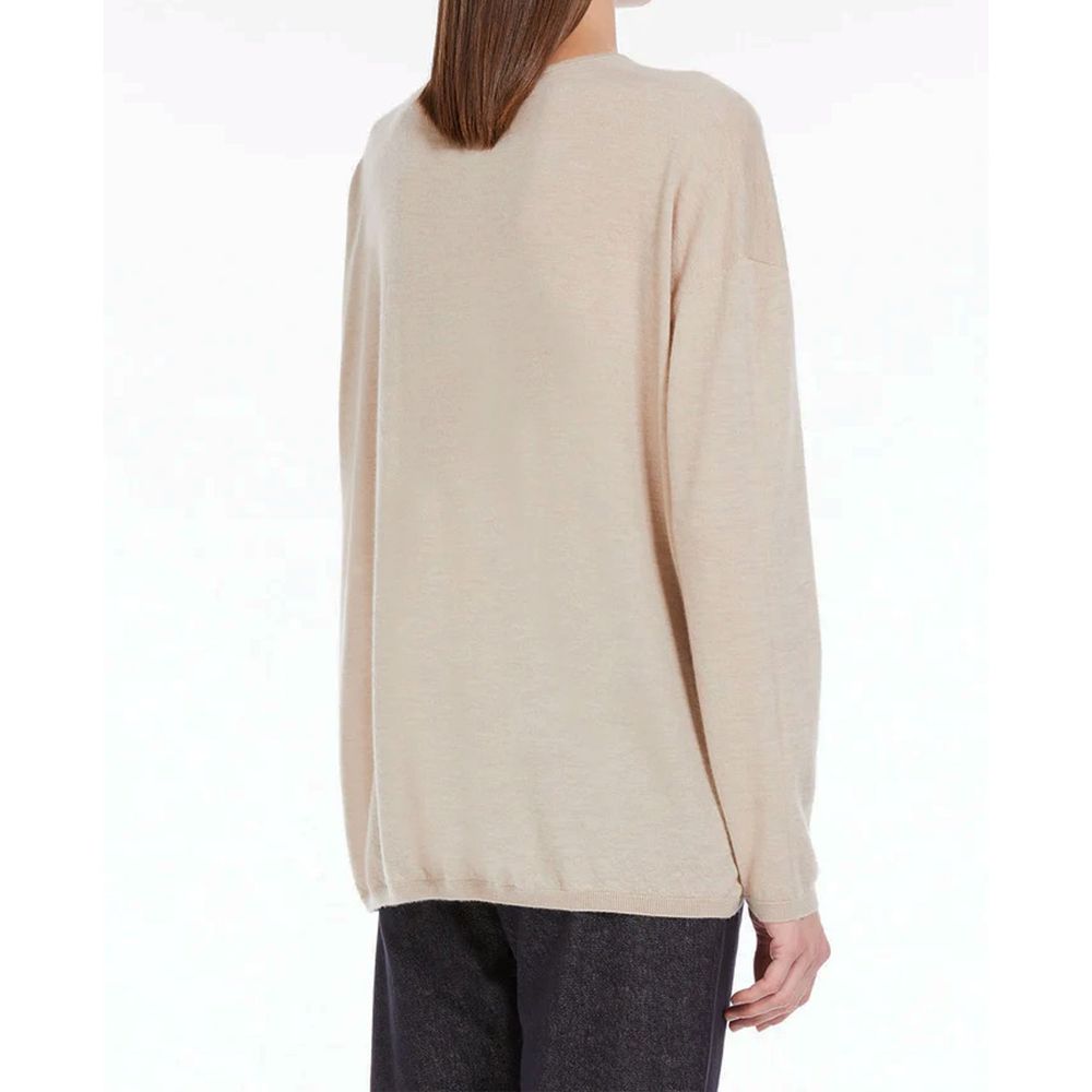 Pull en cachemire beige Max Mara
