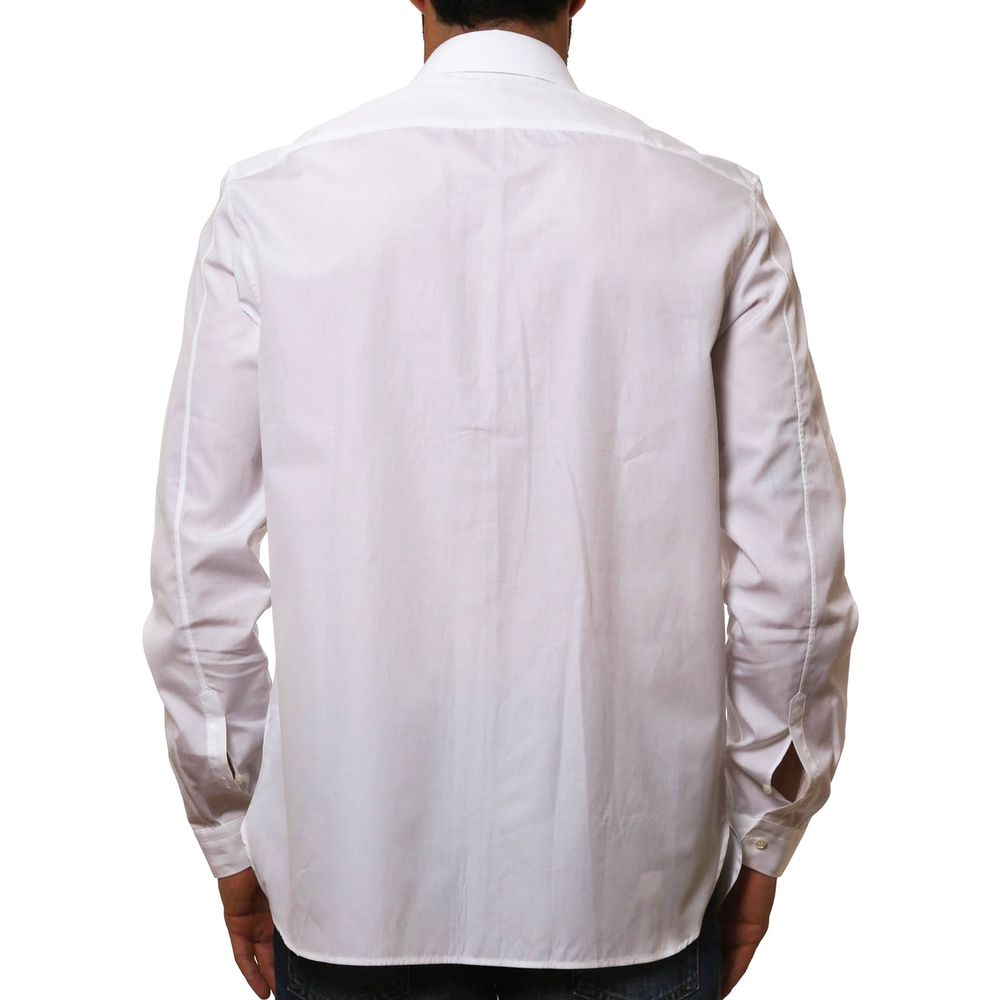 Chemise Neil Barrett en coton blanc à motifs