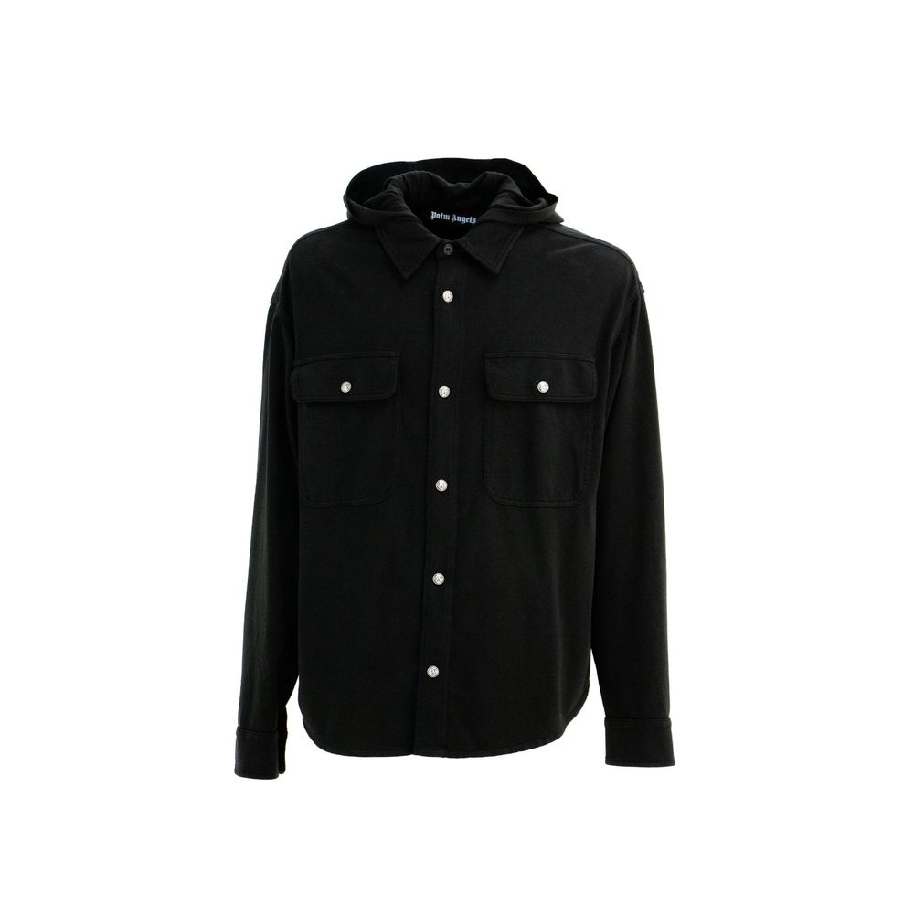 Chemise en jean noire Palm Angels