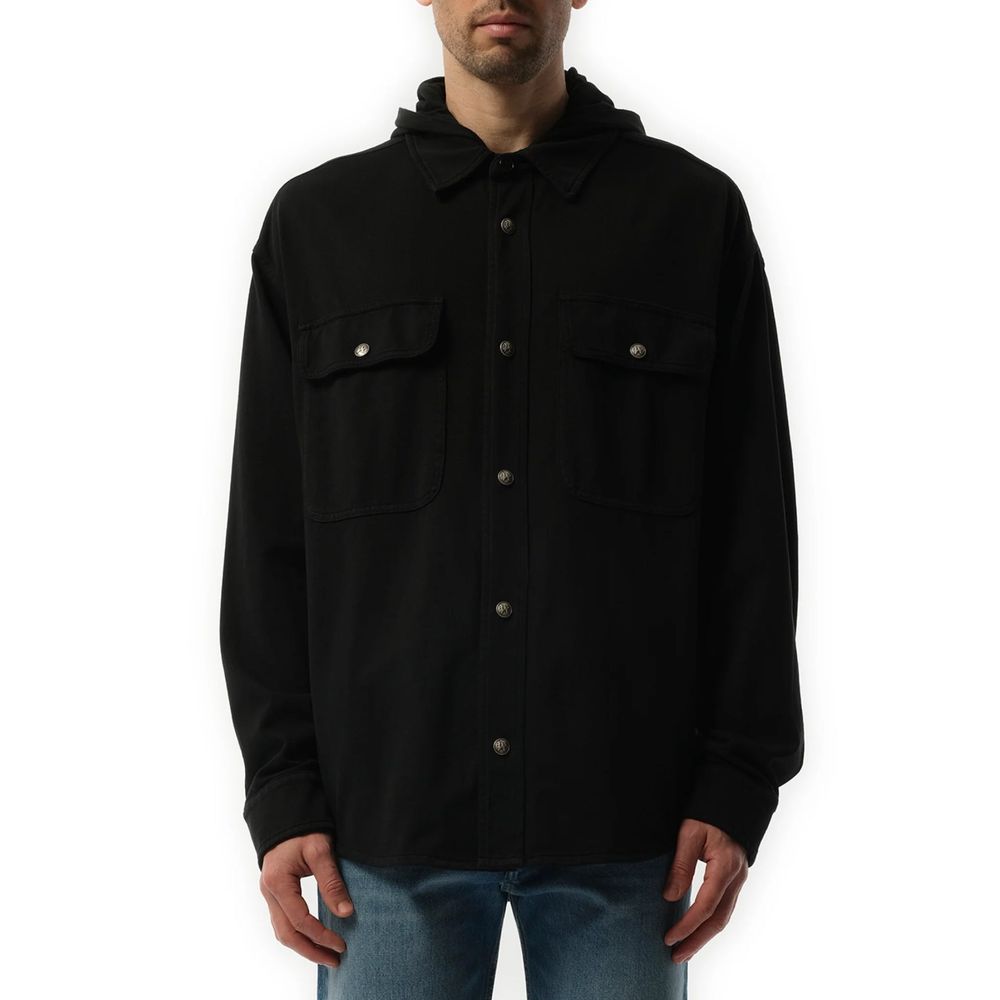 Chemise en jean noire Palm Angels