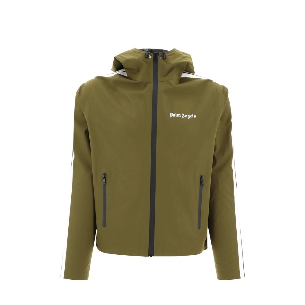 Palm Angels Veste longue bicolore en polyéthylène