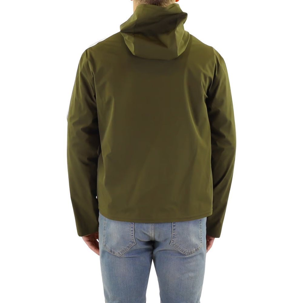 Palm Angels Veste longue bicolore en polyéthylène
