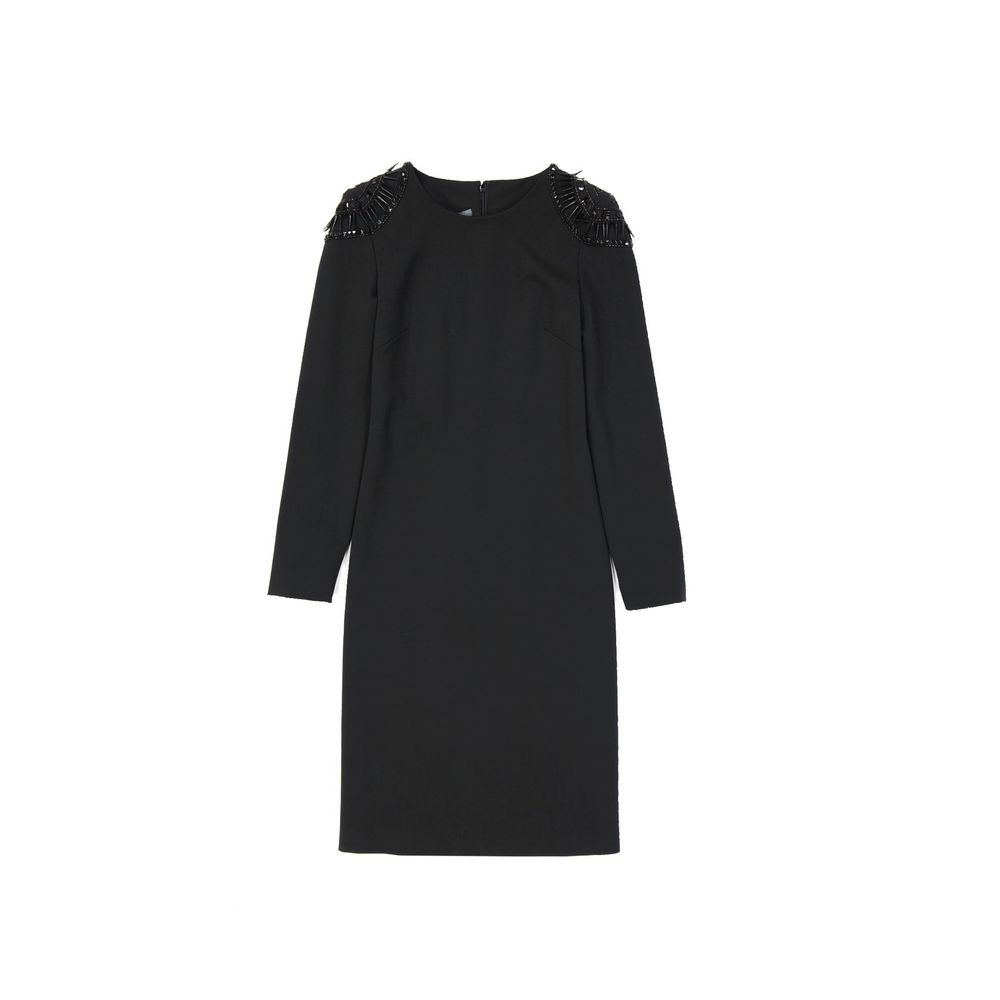 Robe décontractée noire en élasthanne Alberta Ferretti
