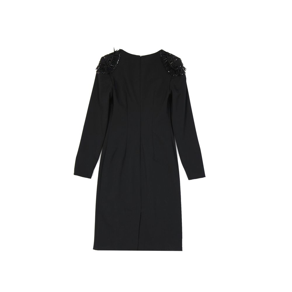 Robe décontractée noire en élasthanne Alberta Ferretti