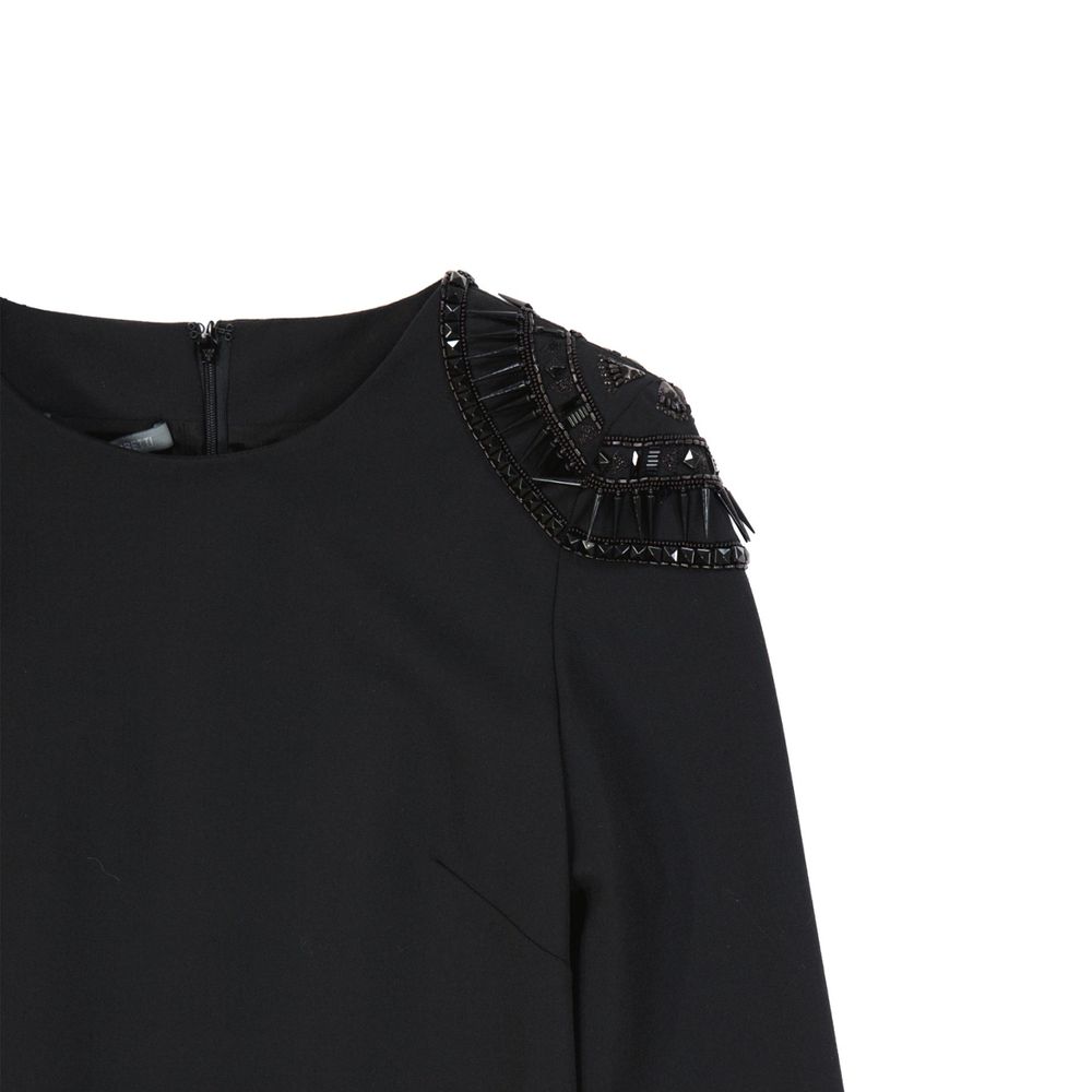 Robe décontractée noire en élasthanne Alberta Ferretti