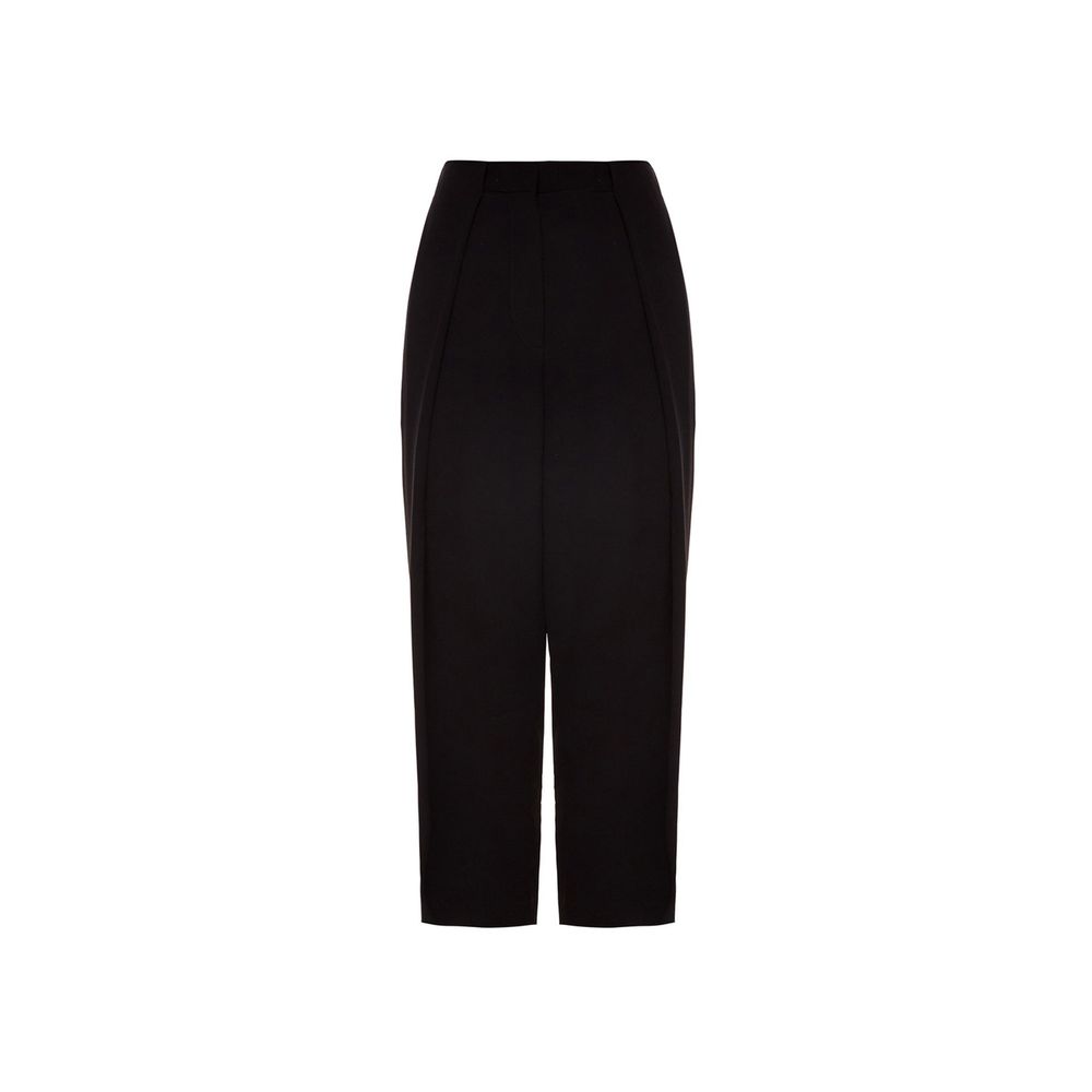 Balmain Pantalon décontracté noir en viscose