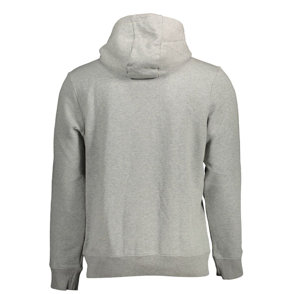 Sweat à capuche Napapijri gris en coton
