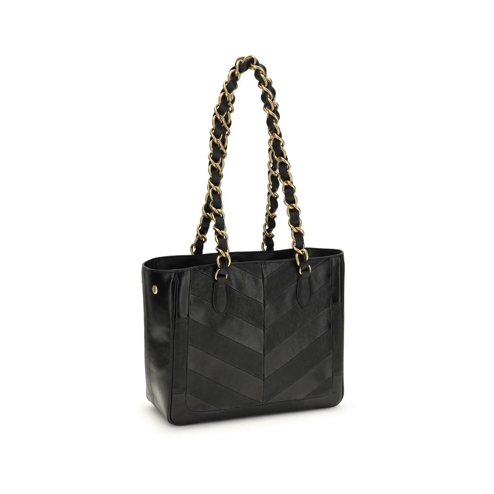 Sac porté épaule Valentino Garavani en cuir nappa noir / veau Bos Taurus