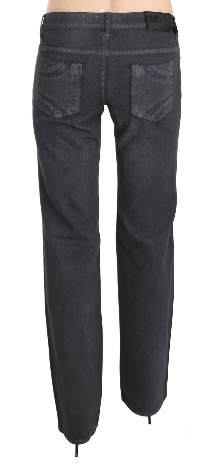 Jean droit taille basse gris Costume National