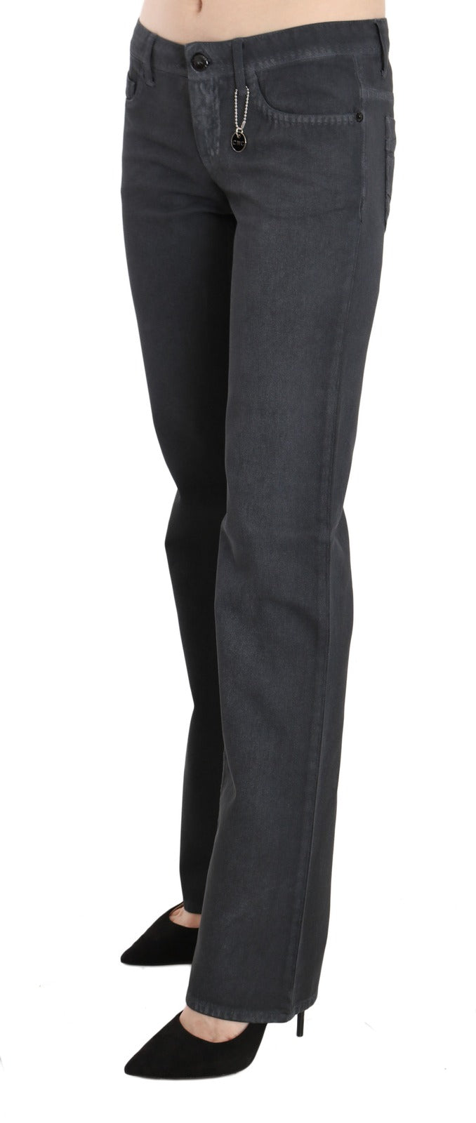 Jean droit taille basse gris Costume National