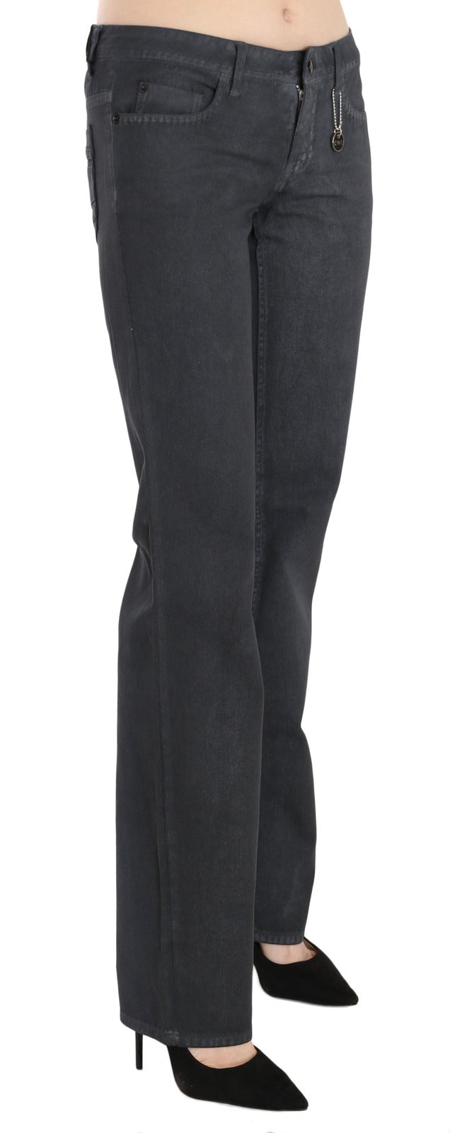Jean droit taille basse gris Costume National