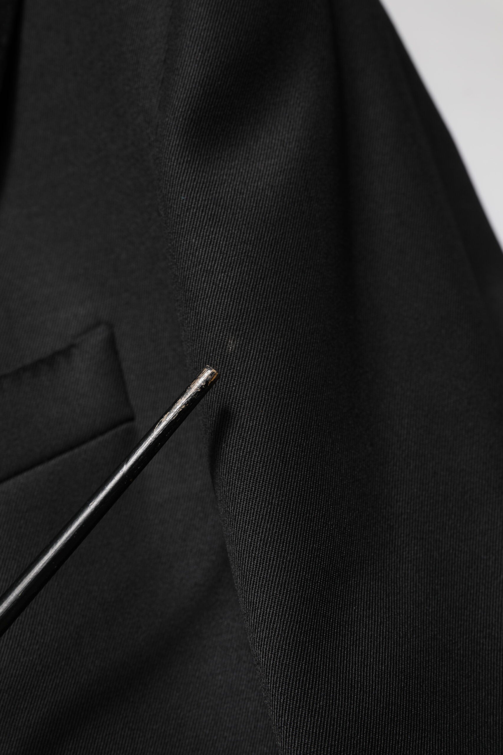 Veste blazer Dolce & Gabbana noire en laine, simple boutonnage