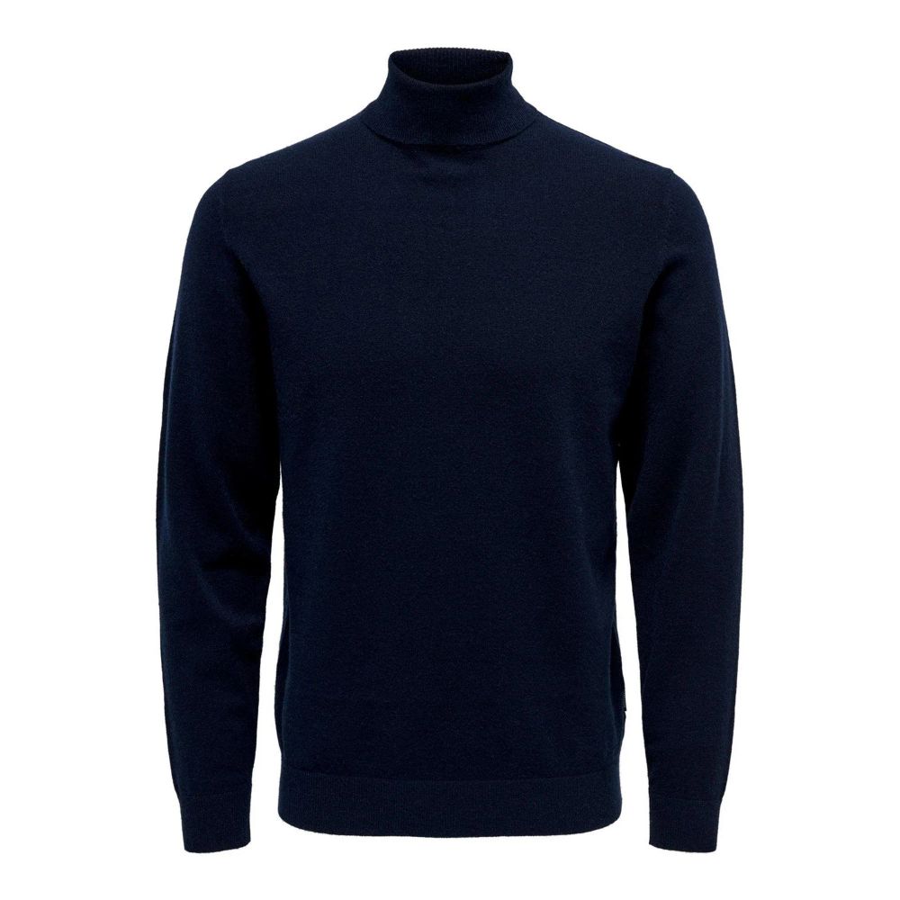Col roulé Only & Sons en polyester bleu