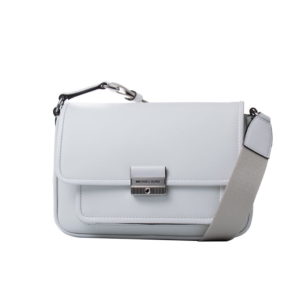 Sac à bandoulière en cuir blanc Michael Kors