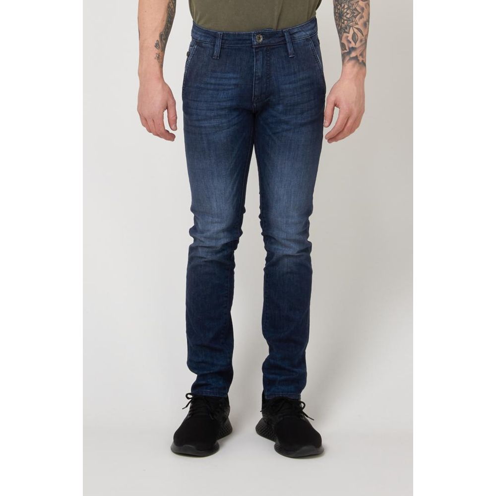Jean slim en coton bleu Gas