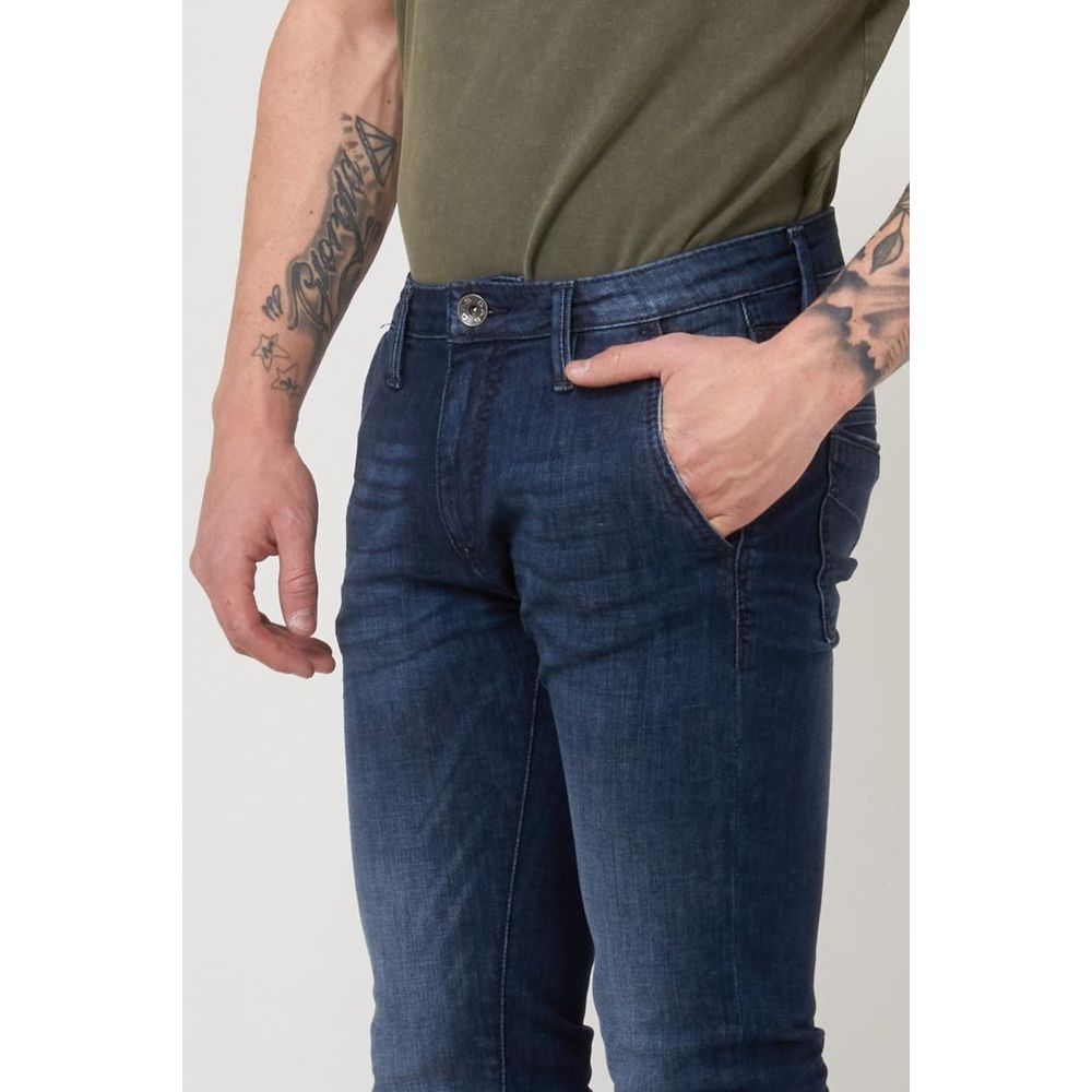 Jean slim en coton bleu Gas