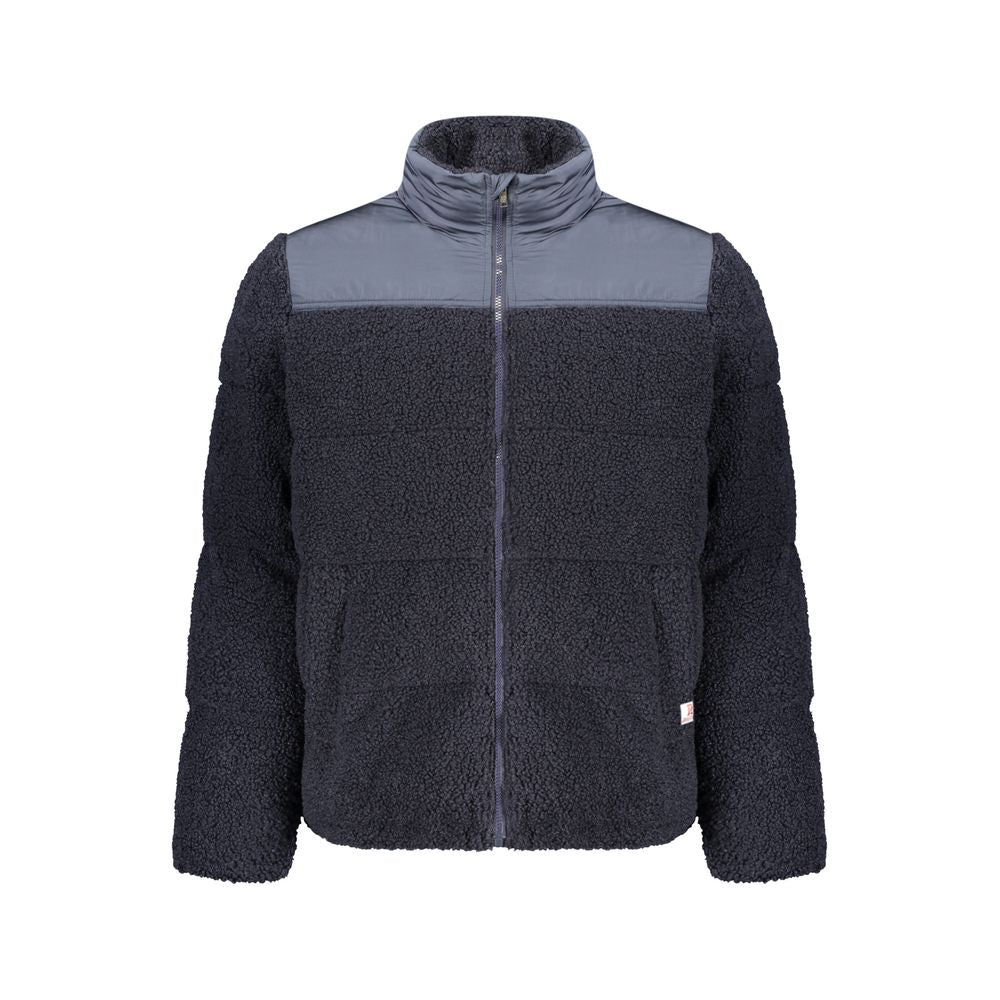 Veste en polyester bleu fusil pour homme