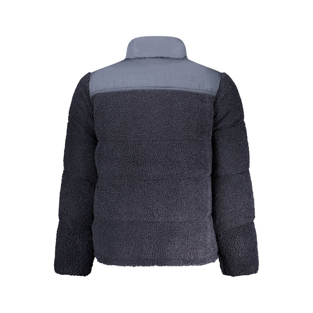 Veste en polyester bleu fusil pour homme