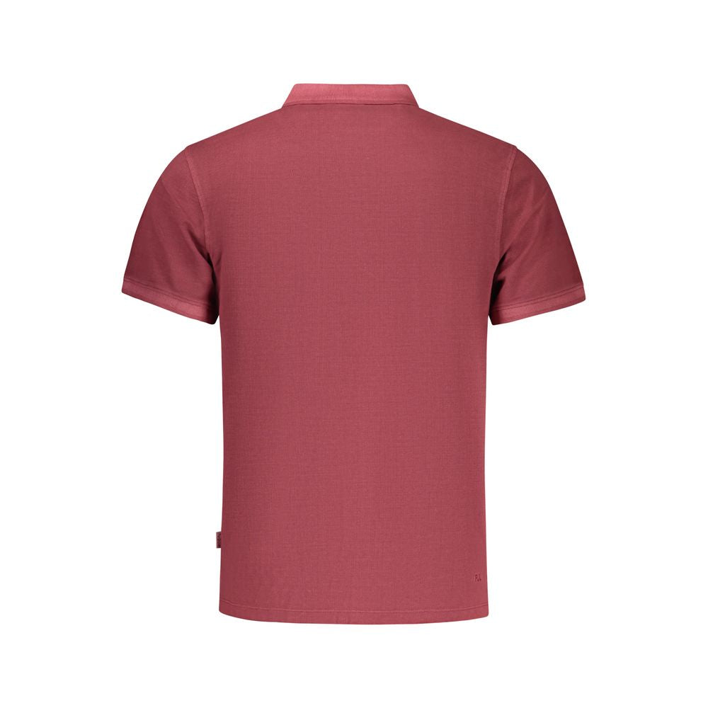 Polo Pepe Jeans rouge en coton pour homme