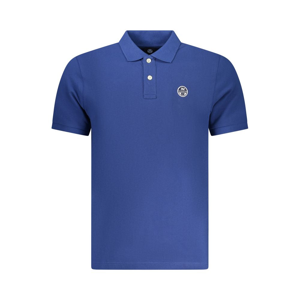 North Sails „Polohemd aus blauer Baumwolle für Herren“