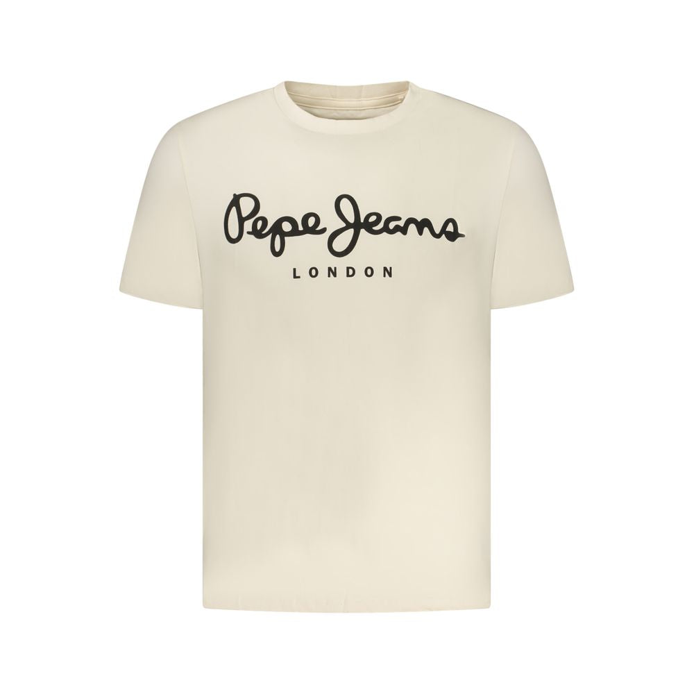 T-shirt Homme Coton Beige Pepe Jeans