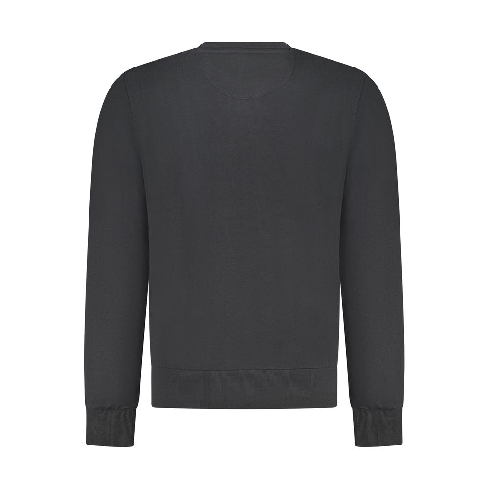 North Sails Herren-Sweatshirt aus schwarzer Baumwolle