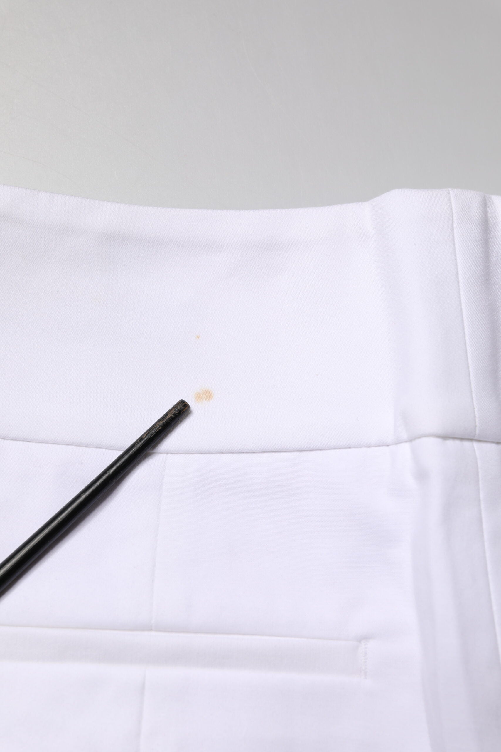 Pantalon Chino Peserico Blanc Taille Haute Coupe Fuselée